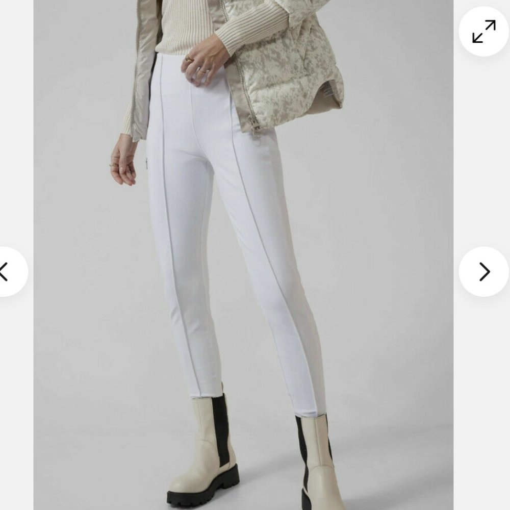 Athleta Glacier Snow Skinny Pant Size 10 Petite White